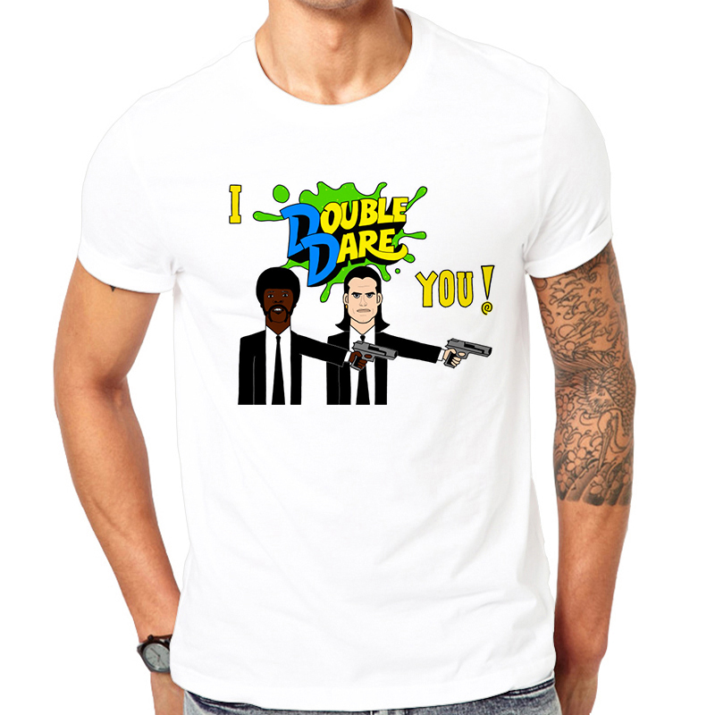 I Double Dare You! Pulp Fiction Movie T-Shirt 2020 fashion tee shirt men clothing