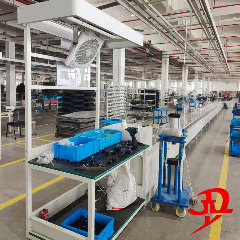 Durable Assembly Line Table for Manufacturing