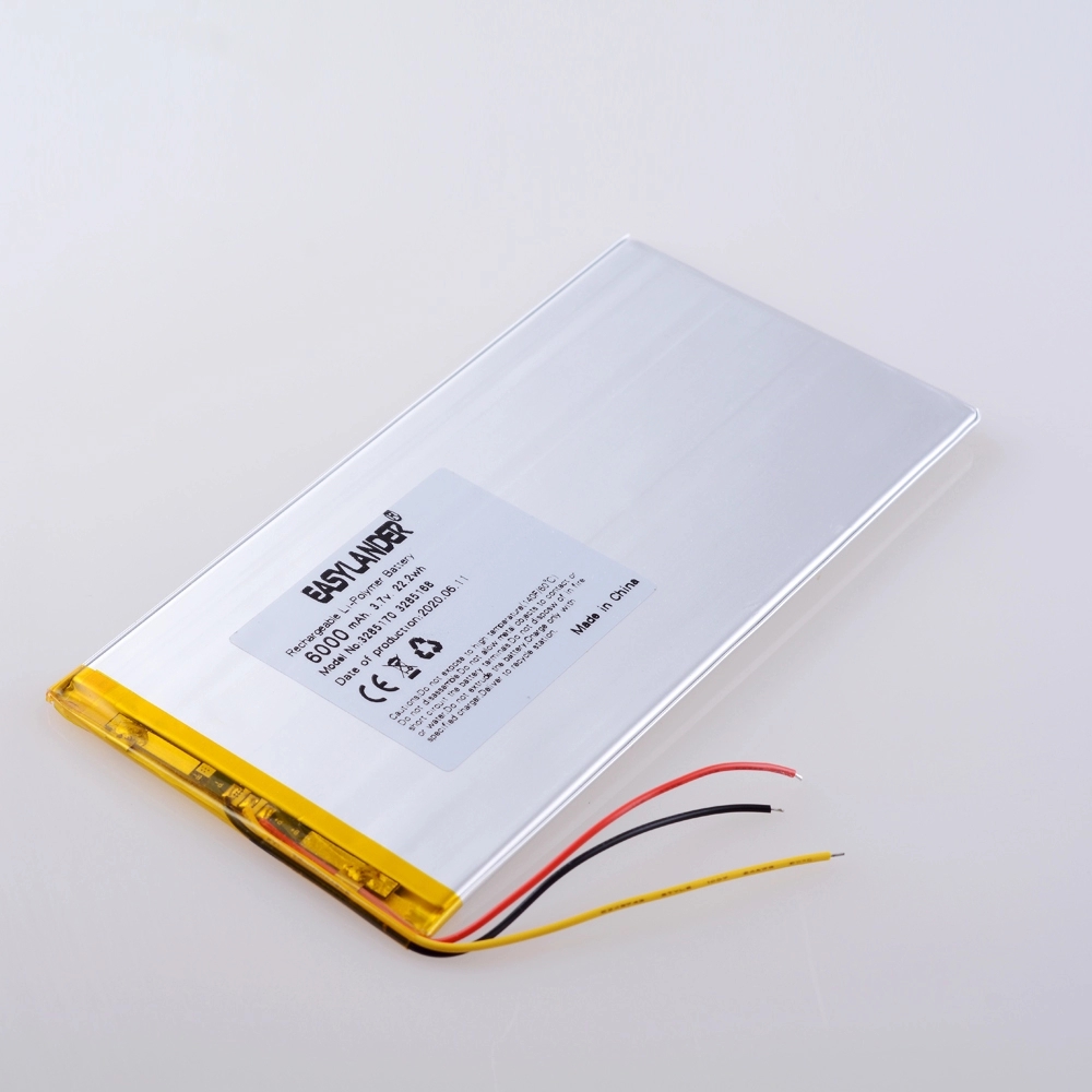 3 line Tablet pc 3285170 3.7V 6000MAH polymer lithium ion battery battery for tablet pc 7 inch 8 inch 9inch 3285168 3085170