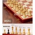 Large chess Staunton chess high grade solid wood folding board acrylic aggravating game chess ornament Decorative window table