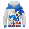 2020 3D printing Hoodie Sweatshirt Sonic the Hedgehog children cartoon clothing boys and girls fashion Pullover polyester Hoodie