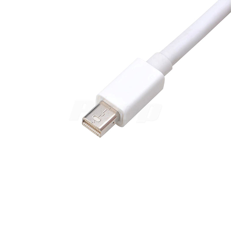 Mini DP to HDMI-compatible DisplayPort Converter 24cm Cables Male to Female Thunderbolt 2 for iMac MacBook Pro Surface PC