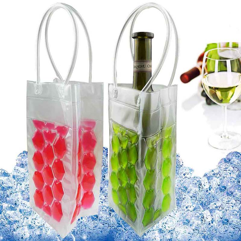 TEENRA 1PC Champagne Ice Bucket Wine Bottle Freezer Bottle Champagne Cooler Beer Cooling Ice Carrier Holder Liquor Ice Cold Tool
