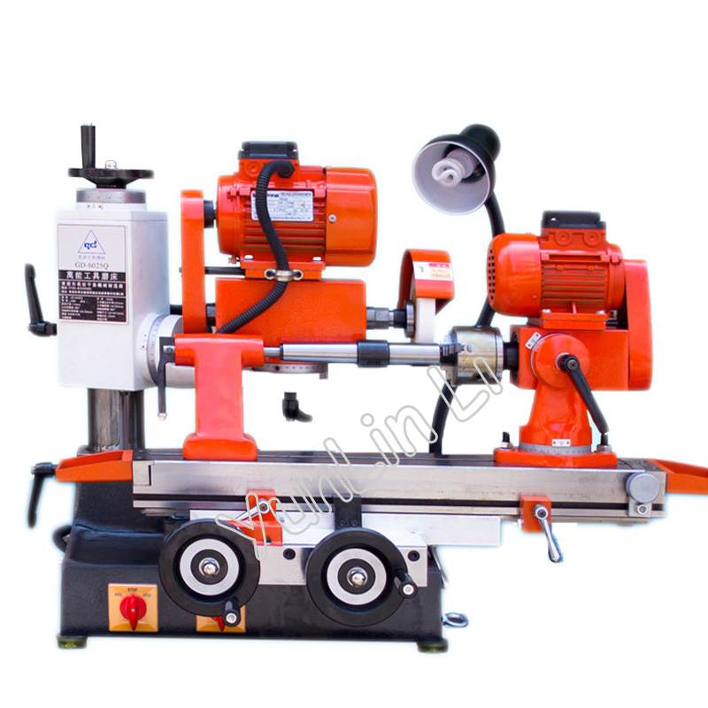 Electric Universal Cylindrical Tool Grinder 220V Tool Grinding Machine + 50S Electric Three Claws Grinder 6025Q