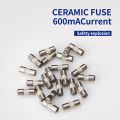 20pcs Ceramic Fuse For Multimeter Instrument 600mA 10A Ceramic British Plug Fuse 37MD