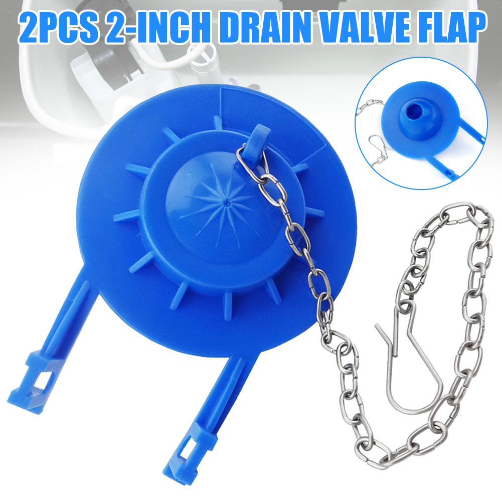 2Pcs Flush Valves Cover Rubber Drain Valve Toilet Seal Water Stop Valve Cover Toilet Tank Fittings Bathroom Flush Repair Kit