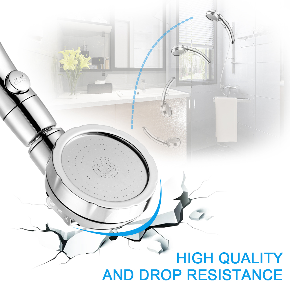 Shower Head Shower Head Accessories High Pressure Three mode Air-injection Rainfall Adjustable Showerheads High quality
