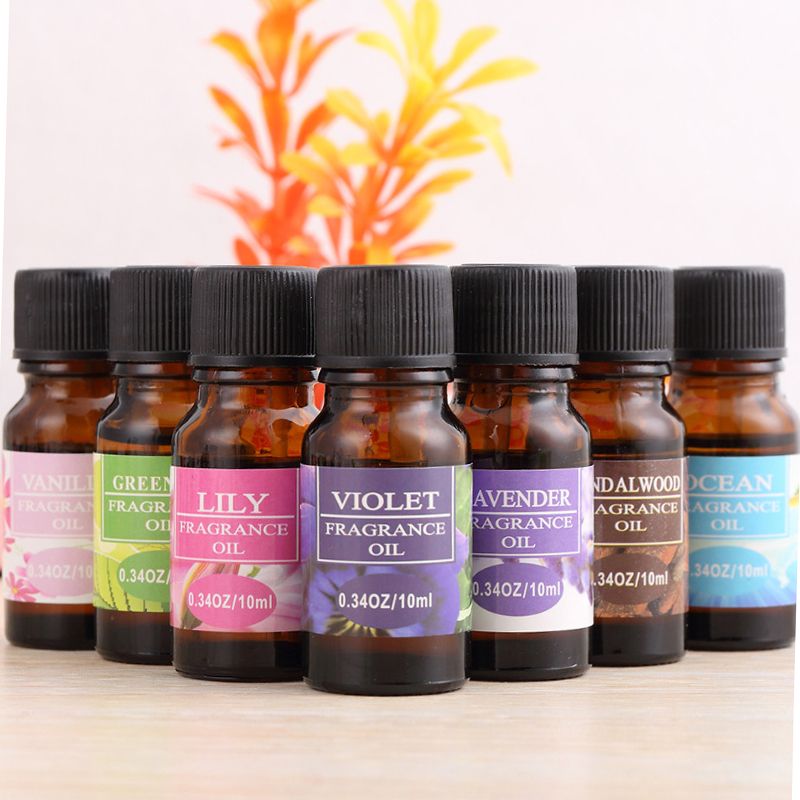 LAIKOU Water-Soluble Flower Fruit Essential Oil Relieve StressFor Humidifier Fragrance Lamp Air Fresh Aromatherapy Body Oils10ml