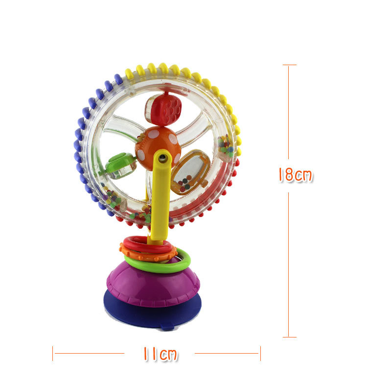 1pc New Baby toys colorful Ferris wheel with rattles Child early educational musical visual sense toys free shipping