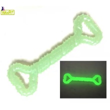 Glow in the dark interactive chew toys bone shaped from dog toys manufacturers