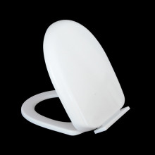 Universal Slow-Close Toilet Seat Lid PP Board White U Type Replacement Toilet Seat Cover Household Thickened Toilet Seats