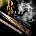 Original O'MIN DRAGON Billiard Snooker Cue 9.5mm Tip Tabby maple Shadow wood Butt Ash shaft with Case with Extension For Black 8