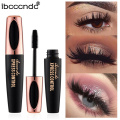 Fashion Beauty Mascara Waterproof Long Curling 4D Silk Fiber Lash Eyelash Extension Black Thick Lengthening Eye CosmeticMake Up