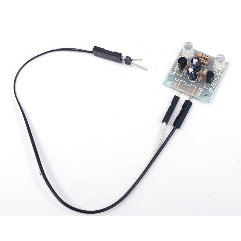 2PCS DIY Kit 5MM LED Simple Flash Light Circuit Simple flashing Leds Circuit Board Kits Electronic Production Suite Parts