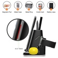 4in1 10W Wireless Charger Stand Holder For -Samsung -Galaxy Watch/Buds i-Phone Mobile Phones with Desk Pencil Organizer