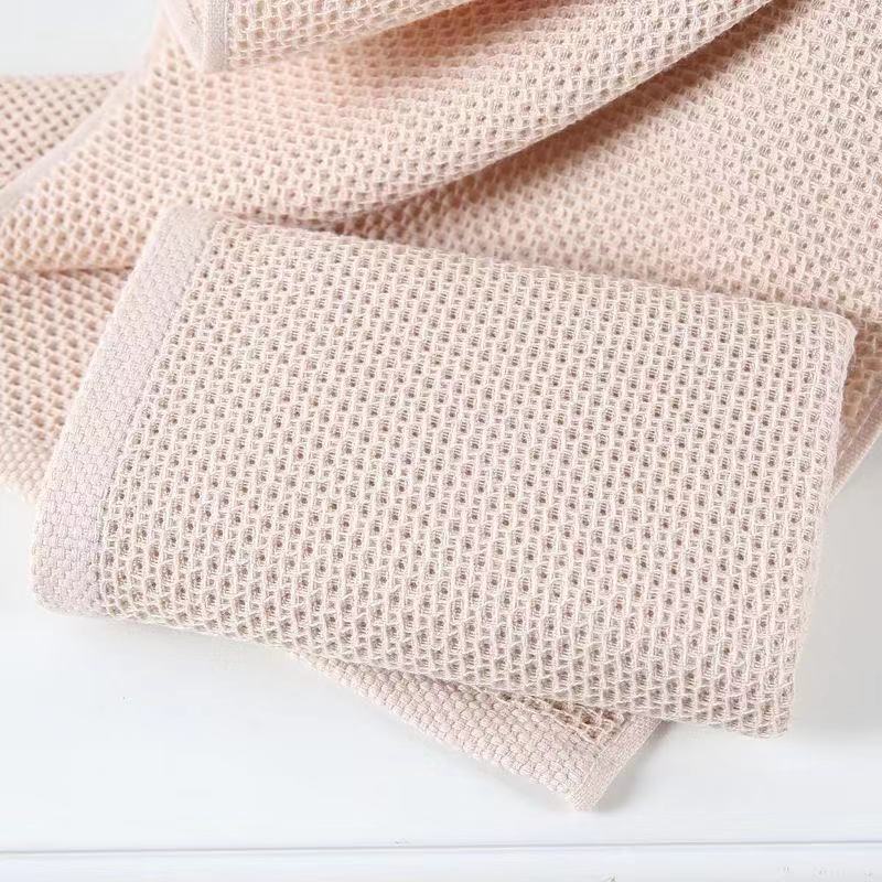 New 2020 4PC 100% Cotton Hand Towels for Adults Plaid Hand Towel Face Care Magic Bathroom Sport Waffle Towel 35x35cm
