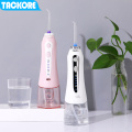 Tackore 5 modes USB Charger Oral Irrigator Portable Water Flosser Teeth Cleaner IPX7 Waterproof Water Flossing 240ML