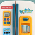 39Pcs/set children Double Door Role Play Fridge Toy Touch Sensitive Magic Spray Refrigerator Educational Home Appliance kids Toy