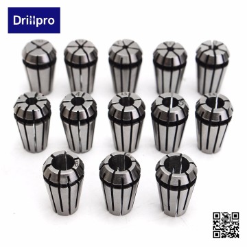 13pcs/set ER11 1-7MM Spring Collet High Precisions Collet Set For CNC Engraving Machine Lathe Mill Tool