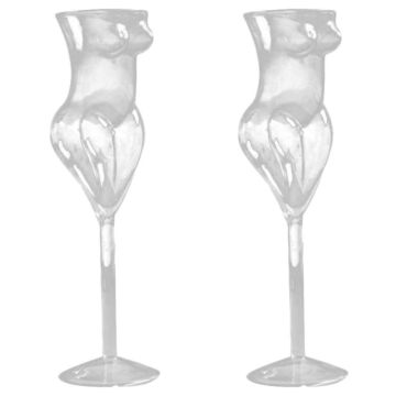 CX-Creative Crystal Glass Human Body Red Wine Glass Borosilicate Beauty Goblet (the Order Packaging Must Be Foam And Paper Box)