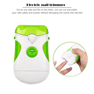 Electric Nail Clippers Finger Nail Trimmer Toe Nail Cutting Machine with Light Safe Automatic Nail Care Clipper Manicure Tools