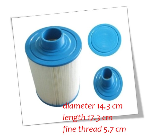 Jazzi Pool filter 2012 version,175mmx143mm,50.8mm MPT thread, hot tub paper filter other spas