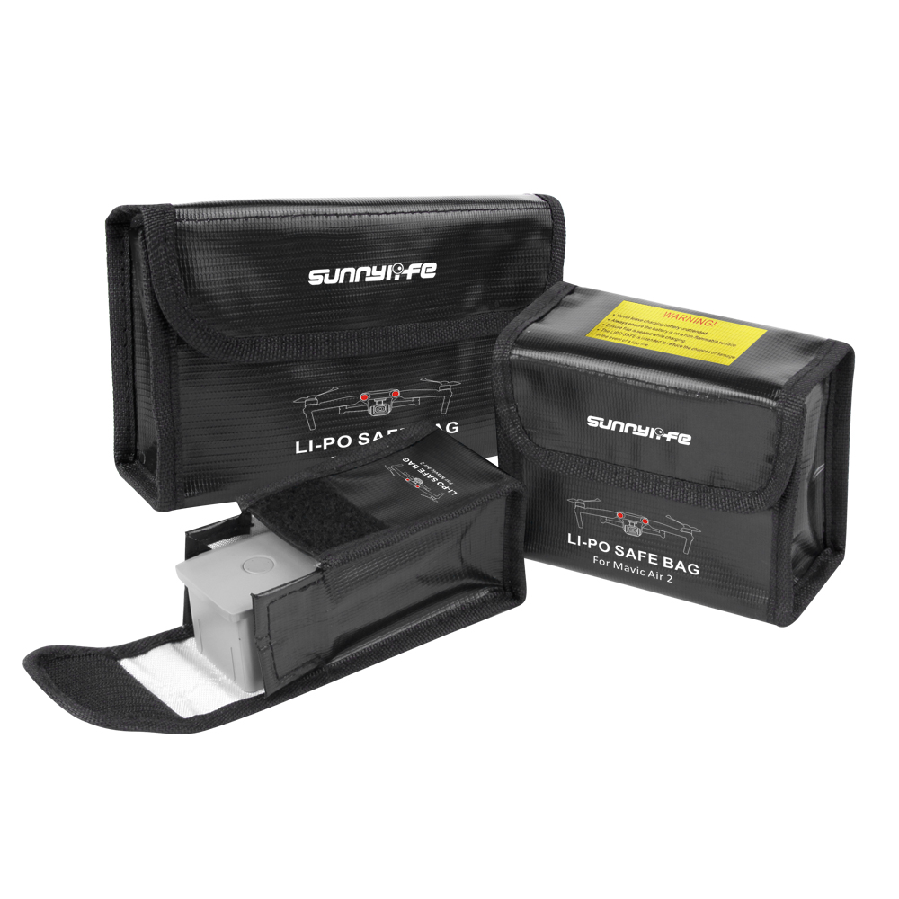 NEW LiPo Safe Bag Explosion-Proof Protective Battery Storage Bag for DJI Mavic Air 2 Drone Accessories