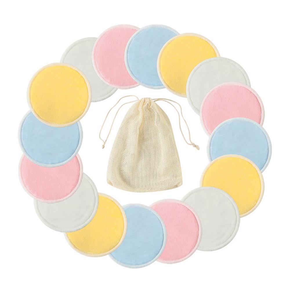 Makeup Remover Pad Cotton bag Reusable Cotton Pads Skin Pads Nursing Care Skin Cleaning Bamboo Fiber Pads B7Q3