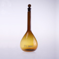 2 pieces/pack Transparent/Brown Glass Volumetric Flask Laboratory Equipment