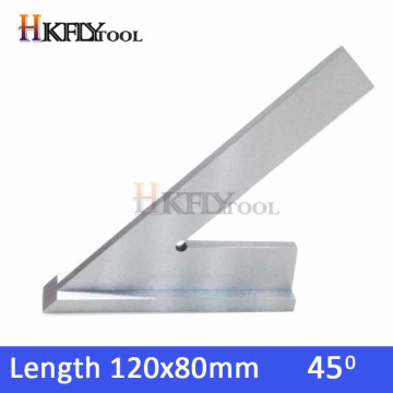 DNI875/2 100*70mm 150x100mm Try Machinist Square with Base 45 degree steel wide base square ruler Measuring Tool Caliper