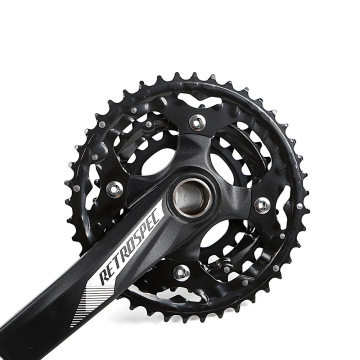 S57 Bicycle Crank Chainwheel RS aluminum alloy hollow mountain sprocket wheel 24-32-42T 3 disc plate 30 speed central axis bike