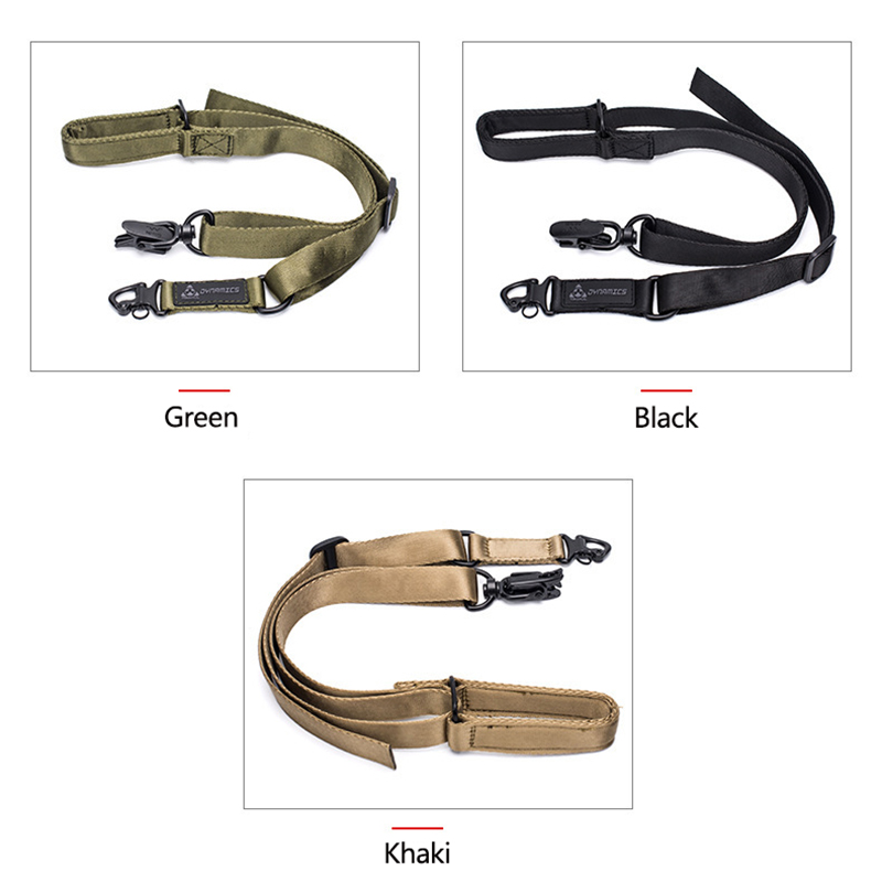 1 Pcs double point Tactical Multi-Mission Rifle Sling Gun Strap System Mount Set Suitable for MS2 YFY5062 Newest Type