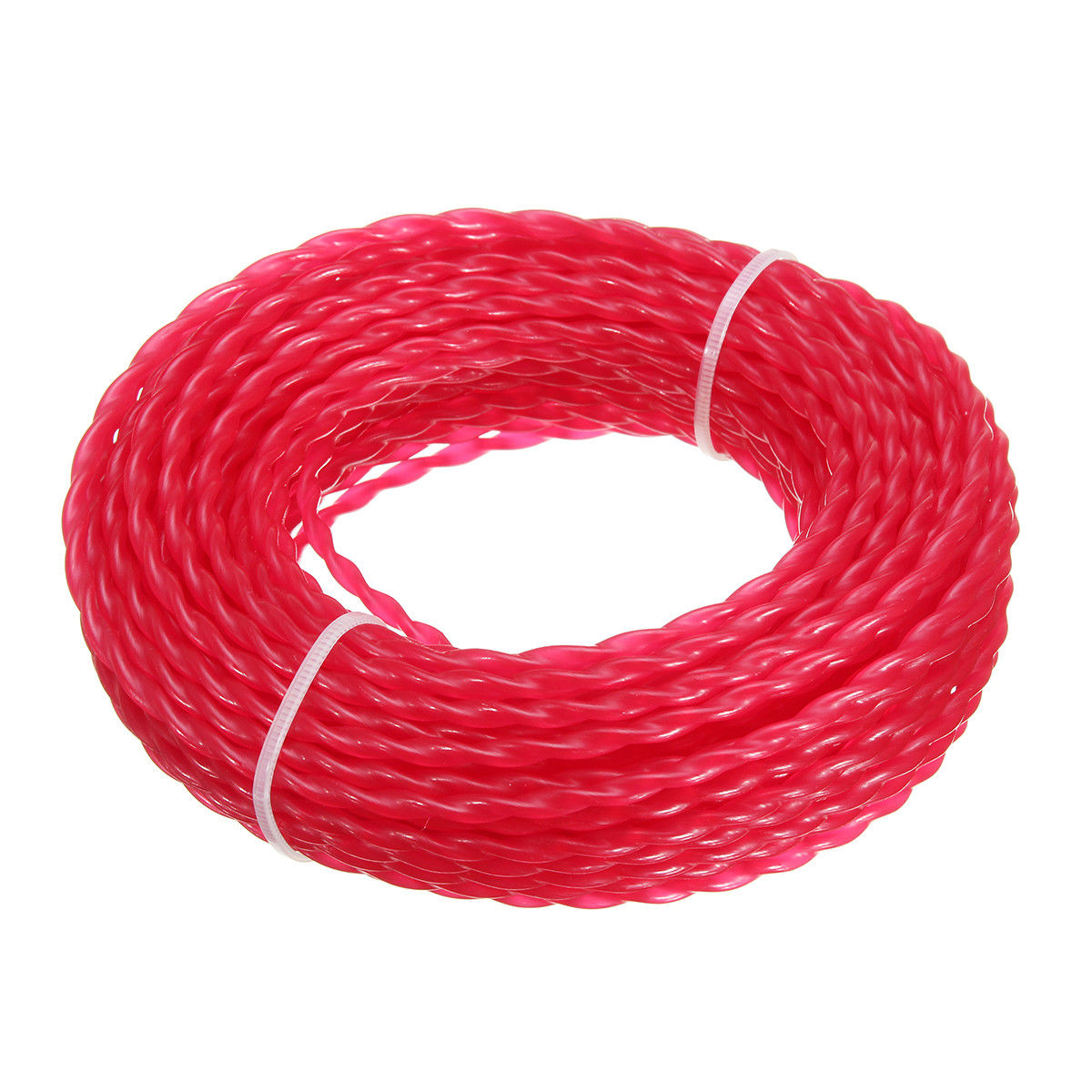 Nylon 15m*3mm Trimmer Line Rope Roll Cord Wire String Grass Strimmer Garden Mowing Wire Lawn Mower Accessory