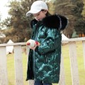 Children Winter Coat Baby Girls Snowsuit Big Fur With Hooded Windproof Down Parka Long Style Jacket Thickened Outerwear Clothes