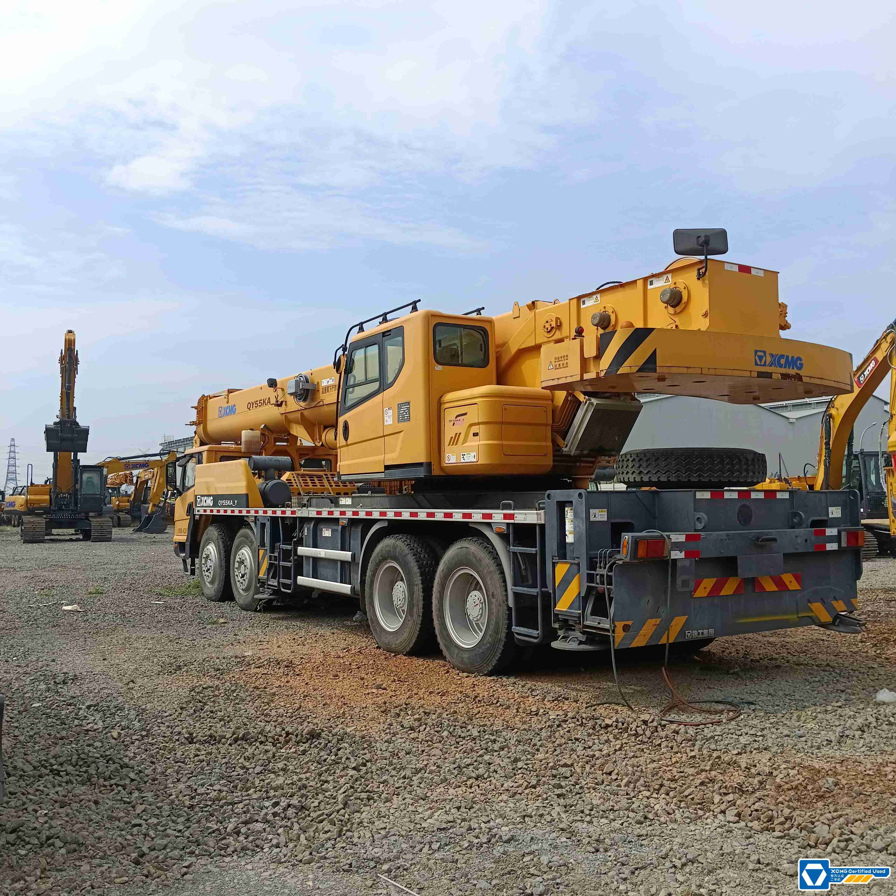 Pre-owned truck crane for sale, fully tested and certified