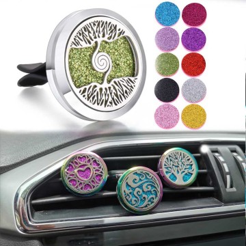 New Car Air Freshener Auto Outlet Perfume Vent Car Air Conditioning Tree Flower Diffuser Car Perfume Diifuser Clip Drop Shipping
