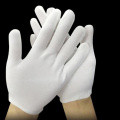 1Pair Unisex Normal Gloves White Cotton Gloves For Waiters Workers Mittens Full Finger Gloves Etiquette Women Sunscreen Gloves
