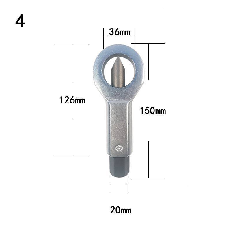 1Pcs Heavy Duty Rust Resistant Damaged Nut Splitter Spanner Steel Wrench Hex Remove Cutter Tool