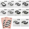 SHIDISHANGPIN Natrual 3D Mink False Eyelashes 4 Pairs Make up Full Strip Lashes 3D Mink Lashes Fluffy faux cils Soft Maquiagem