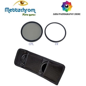 UV - CPL Filter Kit with filter Case 49mm 52mm 55mm 58mm 62mm 67mm 72mm 77mm UV CPL Filter kit