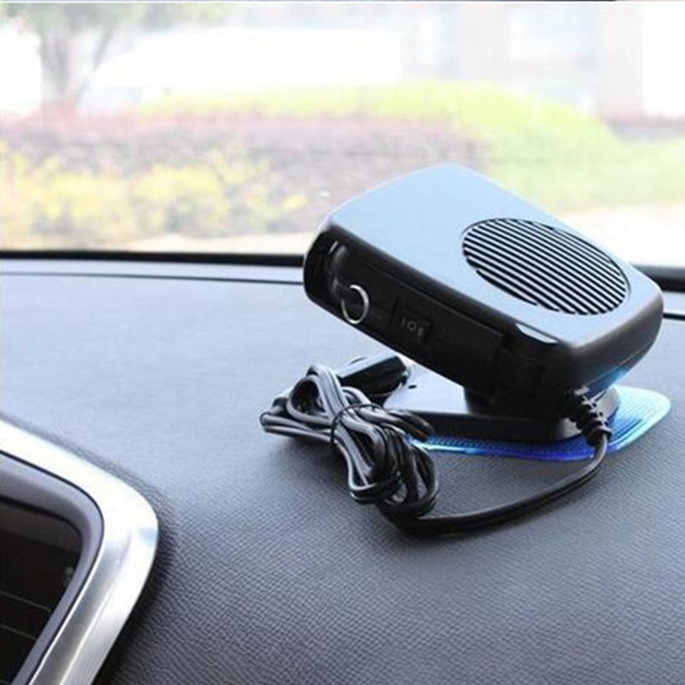 Portable Auto Car Heater Defroster Demister 12/24V 200W Electric Heater Windshield 360 Degree Rotation ABS Heating Cooling Fan