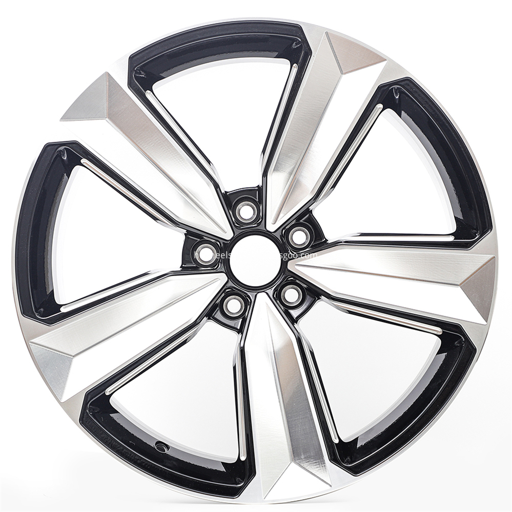 Audi Replica Wheels 30 Black Diamond Machine Face