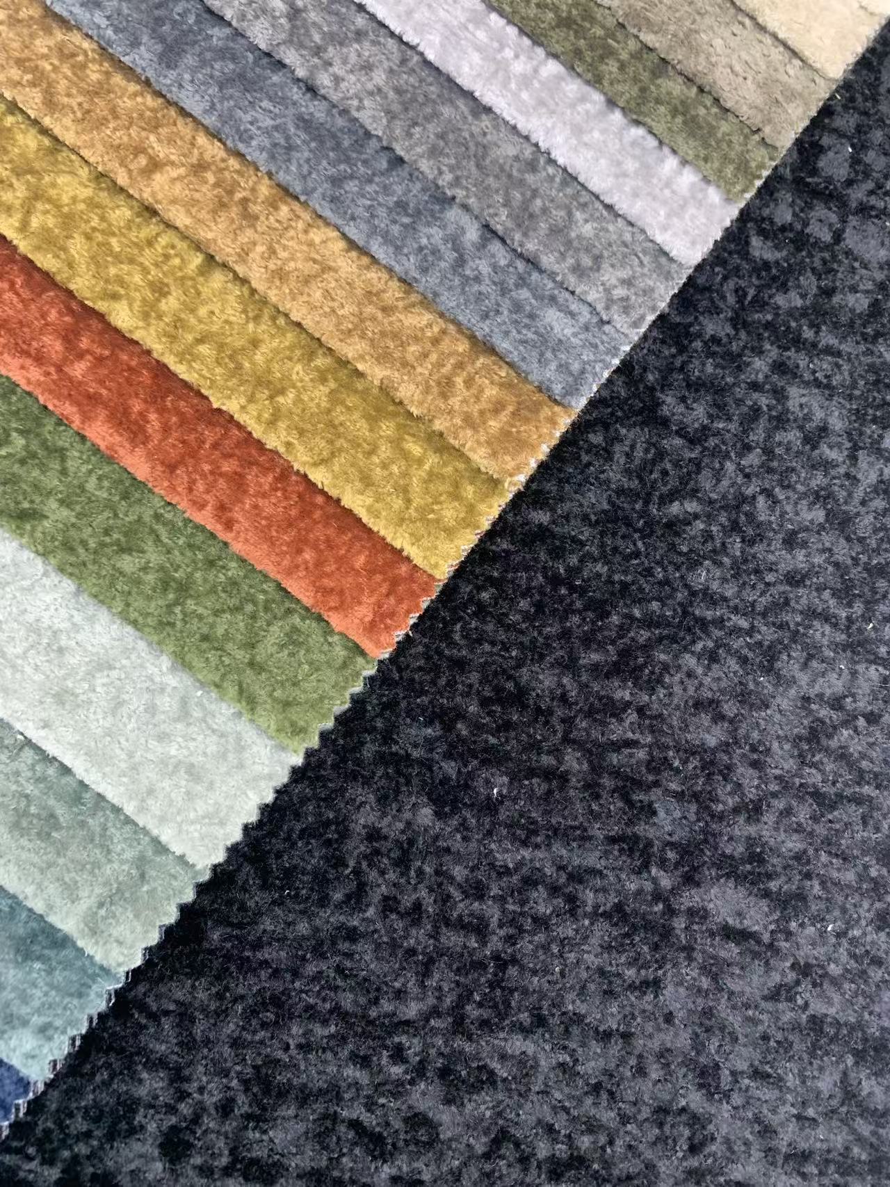 Cream Style Velvet Fabric