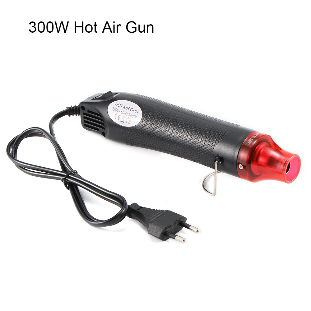 Heat Gun 110/220V 300W Power MAX 200 Temperature DIY Use Electric Power Tool Portable Digital Mini Hot Air Gun With Seat Shrink