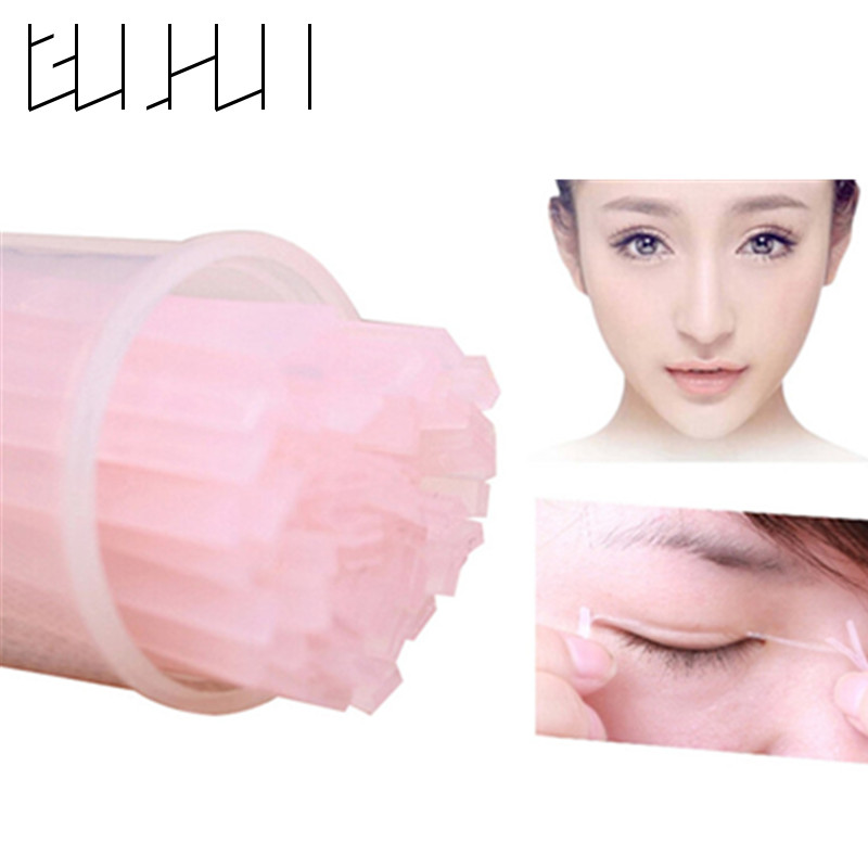 200pcs Invisible Double Eyelid Tape Fiber Magic Eyelid Stickers Double Sided Strip Adhesive Natural Eye Tape Beauty Tools