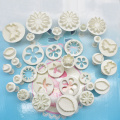 The New 33 Pcs Sugar Cake Decorating Tools Flower Set Plunger Cutters Fondant Cake Cookie Tools Cake Mold Baking Accessories