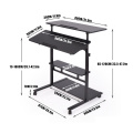 Large size Desktop computer Table Adjustable Portable Laptop Desk Rotate Laptop Bed Table Can be Lifted Standing Desk