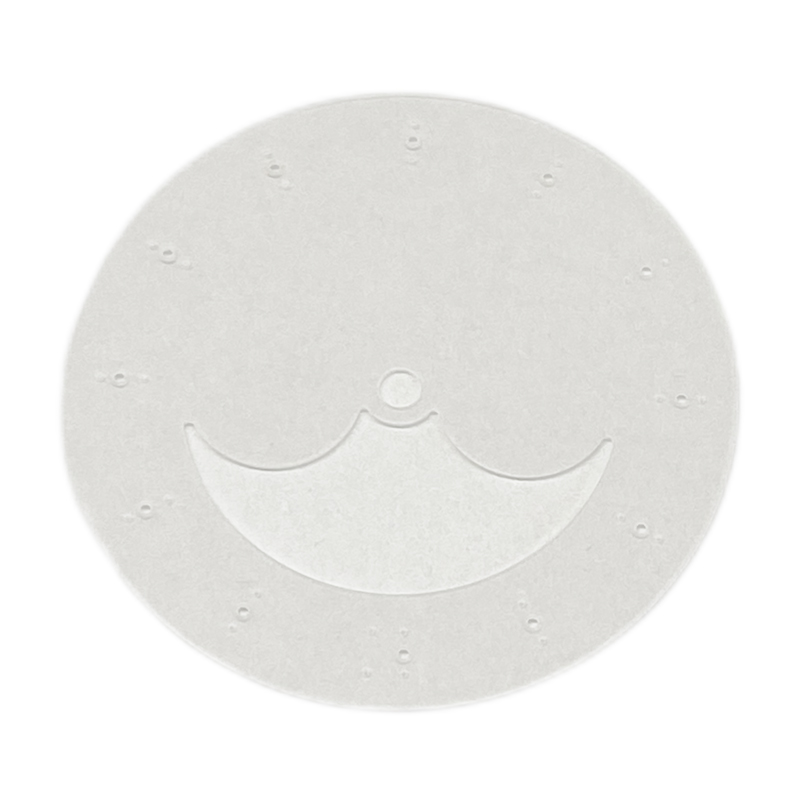 Watch dial for sapphire glass