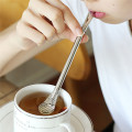 1 Pc Stainless Steel Straw Filter Drinking Yerba Mate Bombilla Spoon Tea Tools