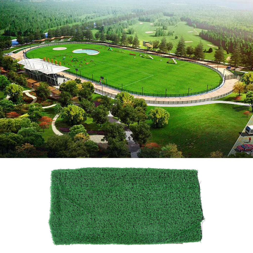 Realistic Artificial Grass Fake Faux Grass Mat Outdoor Dogs Pets Synthetic Grass